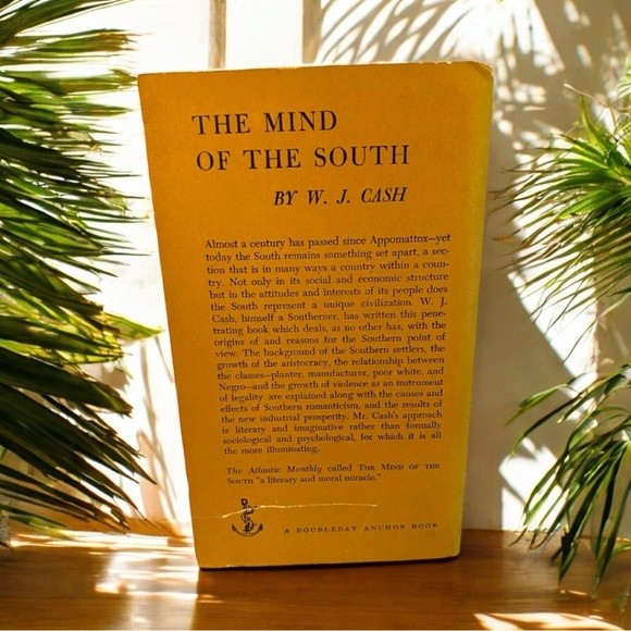 VINTAGE 1954 The Mind of the South by W.J. Cash - Paperback - Picture 2 of 5